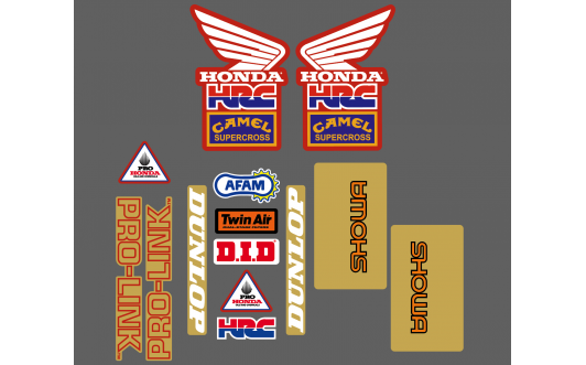 1989 TEAM HONDA DECAL KIT